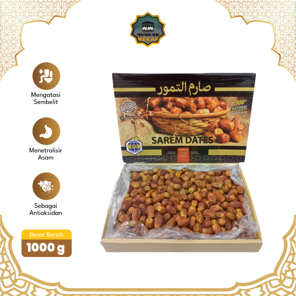 

Kurma Sayer Saudi Premium Oleh Oleh Haji Souvenir Umroh Dates 100% Original 1Kg