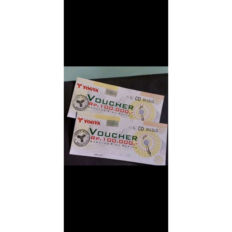 Voucher Yogya 100k