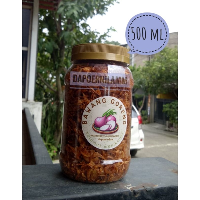 

COD Bawang Goreng Sumenep Ukuran 500ml Kriuk Renyah