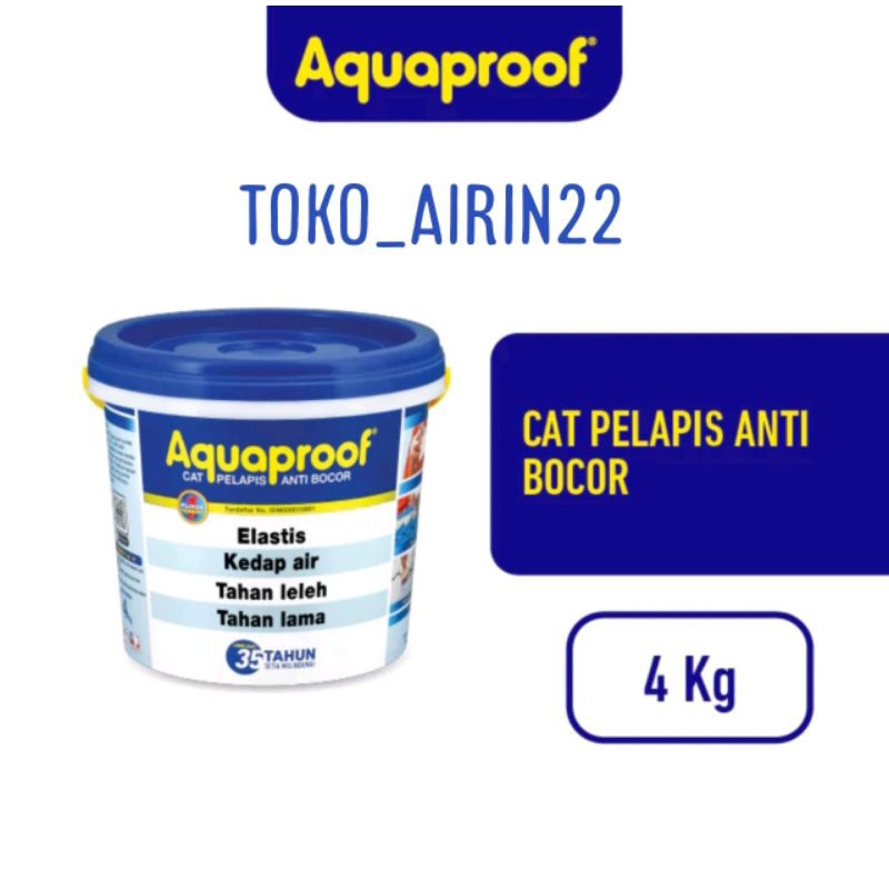 Aquaproof 4kg warna Abu abu