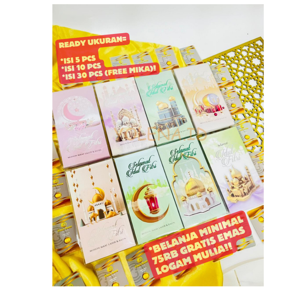 

BELI AMPLOP GRATIS EMAS AMPLOP ANGPAO LEBARAN IDUL FITRI PREMIUM IMPORT ISI 50 LEMBAR 8 X 16 CM