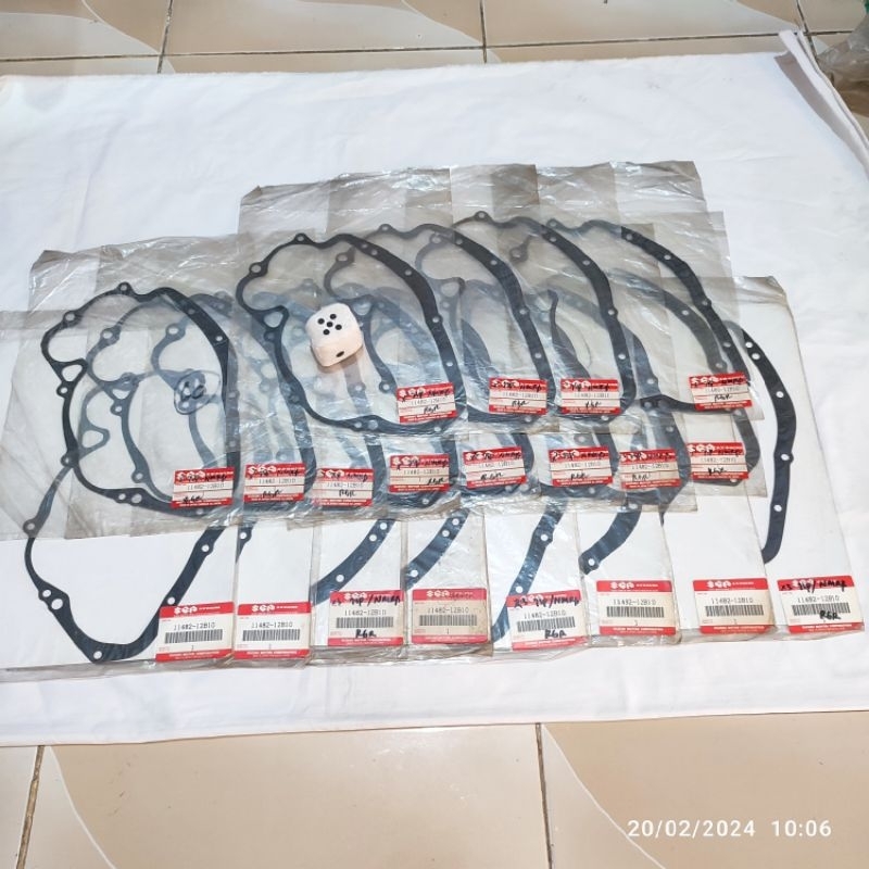 Paking Gasket bak blok kopling suzuki RGR 150 ORIGINAL SGP JAPAN