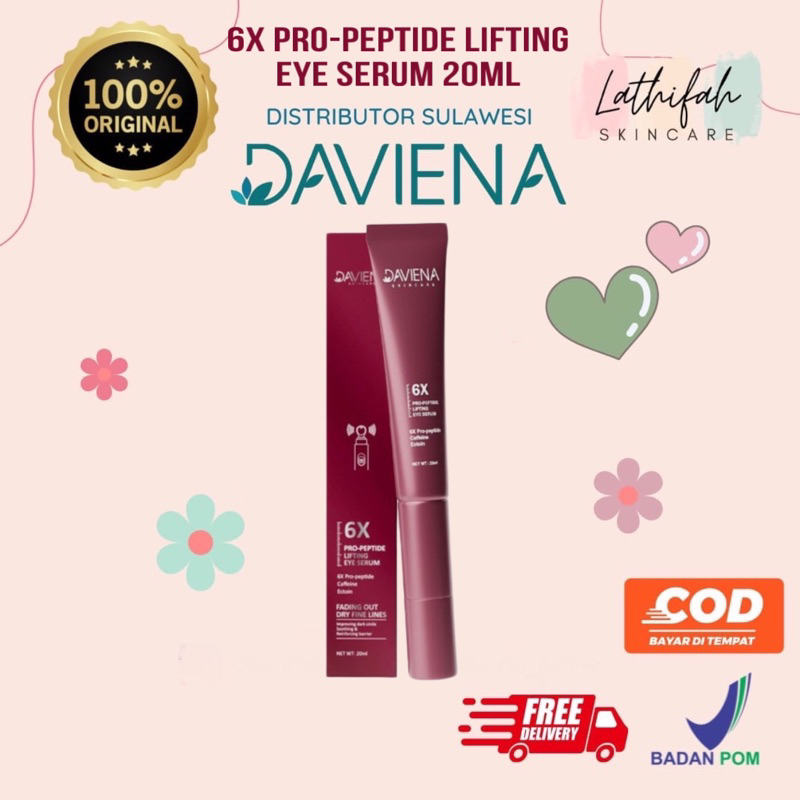 Eye serum 6X Pro-peptide Lifting  20ml daviena skincare | eye serum daviena