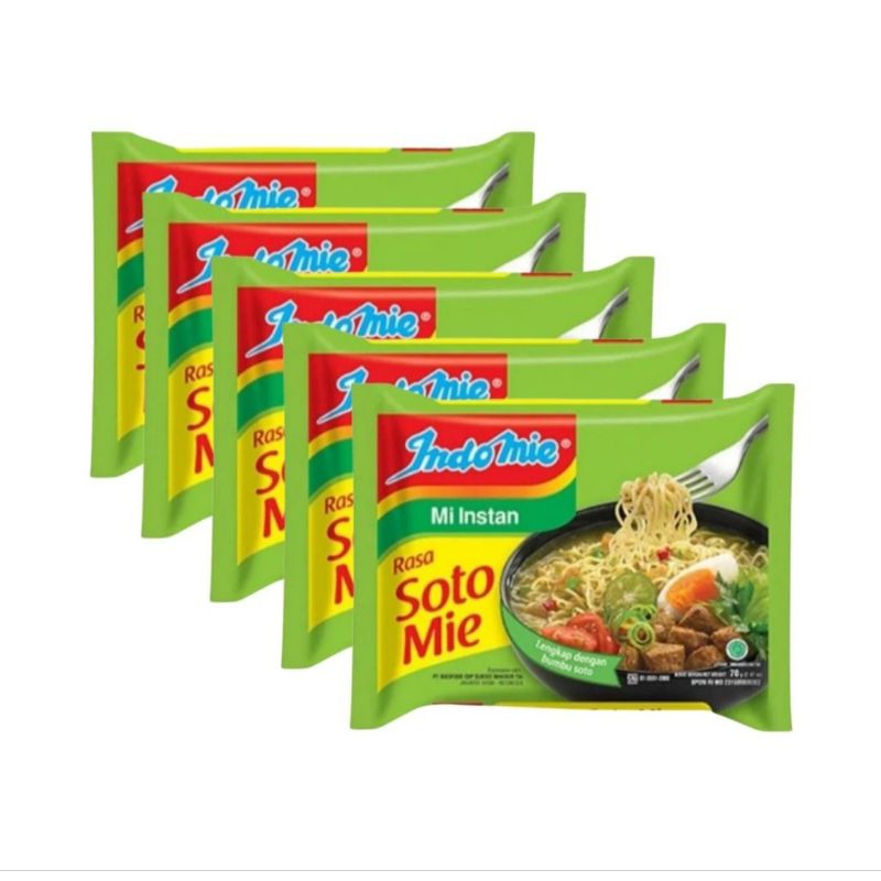 

Perfect Paket Indomie Soto Mie 5 x 70 gram Mie Instant Kuah