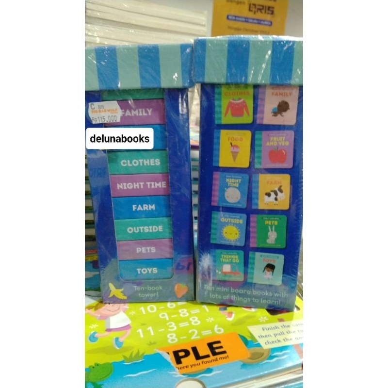 Tower books first learning/Buku BBW first learning mini board book