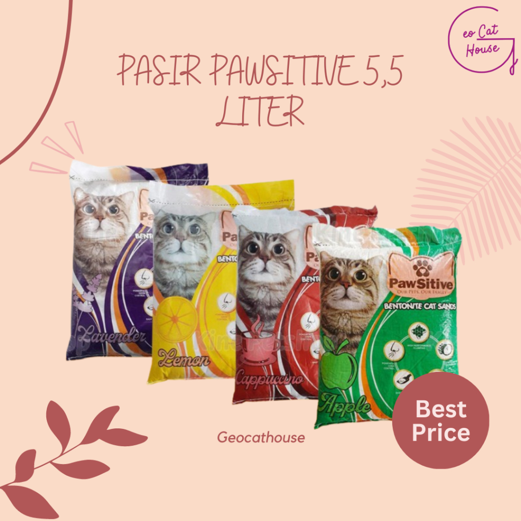 Pawsitive Pasir Kucing Gumpal 5,5 Liter