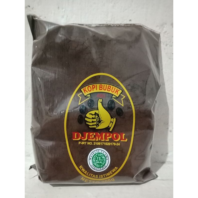 

Kopi Bubuk Djempol 100g dan 200g Kopi Jempol / Kopi Bubuk Khas Pontianak / Bubuk Kopi Robusta / Kopi Legendaris