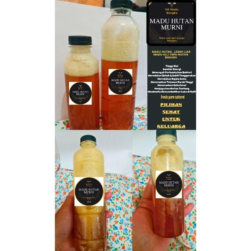 

Madu Murni 100% Asli Hutan Bangka 250ml