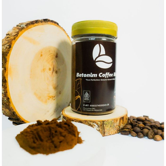 

BETONIM COFFEE BLEND ARABICA ROBUSTA 120gr TANPA PENGAWET 100% KOPI MURNI