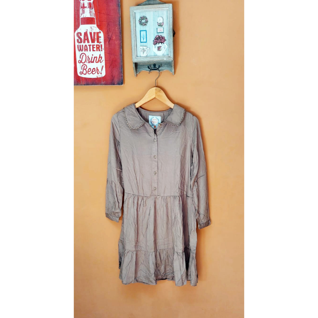 NOVEL MICE ORIGINAL. TUNIK BERKERAH WITH TAG