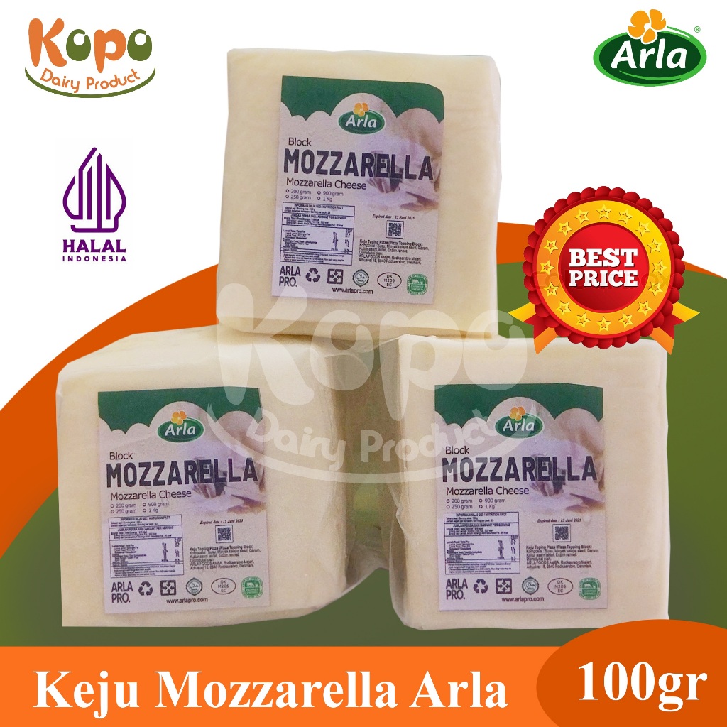 

Keju Mozzarella Arla - Arla Mozzarella Chesse (100gr)