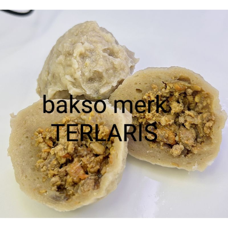

bakso pedas dower isi cabe dan daging
