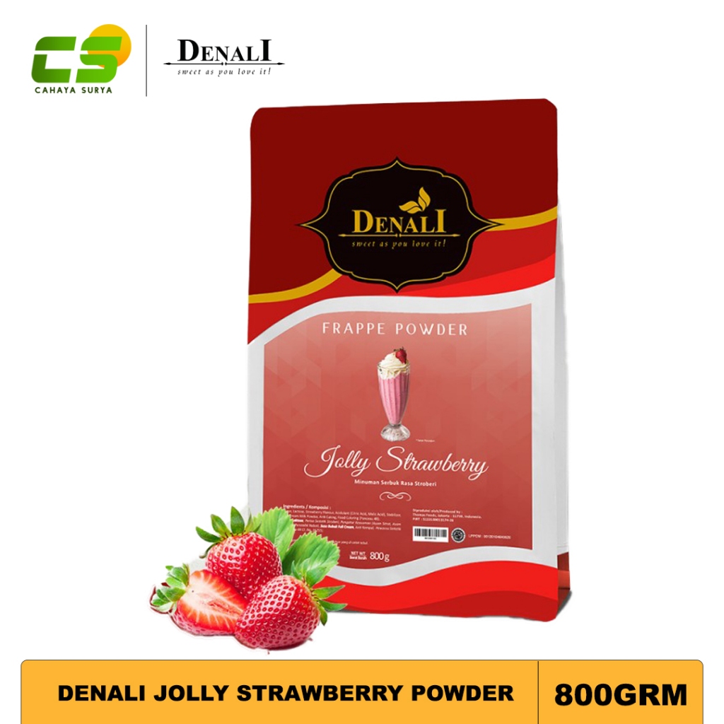 

Denali Powder / Bubuk Minuman - Jolly Strawberry 800 grm