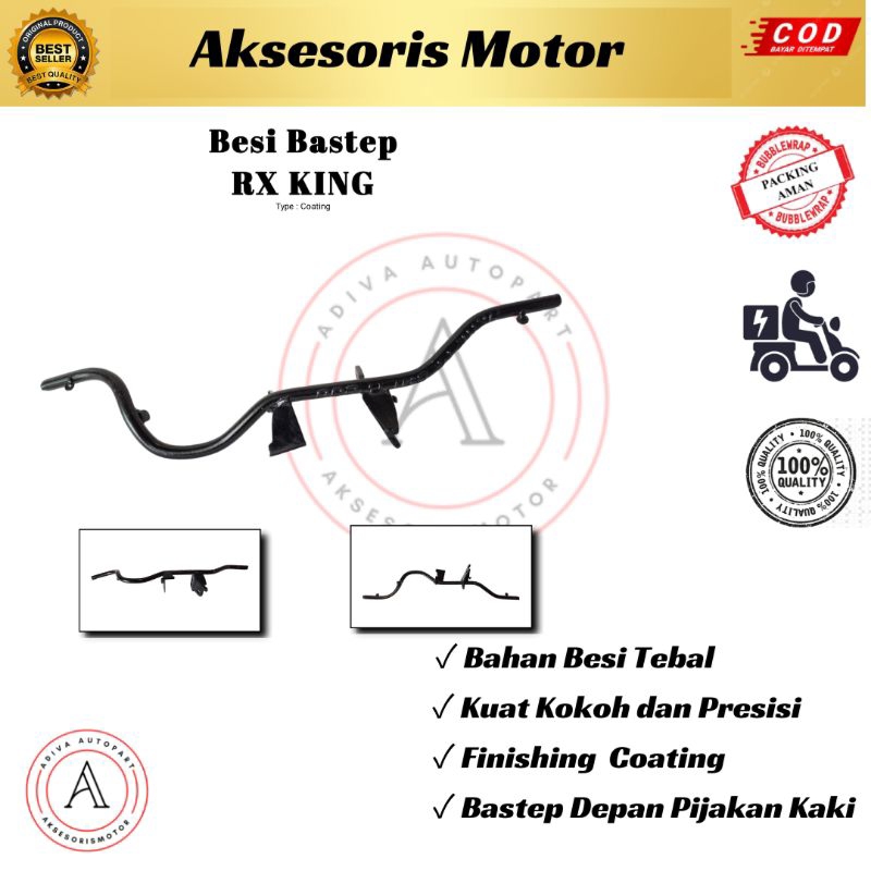 BESI BASTEP DEPAN PIJAKAN KAKI MOTOR RX KING