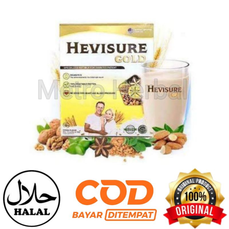 

METRO HERBAL - Hevisure Gold Usa Susu Diabetes Kencing Manis 100% Asli Original BPOM