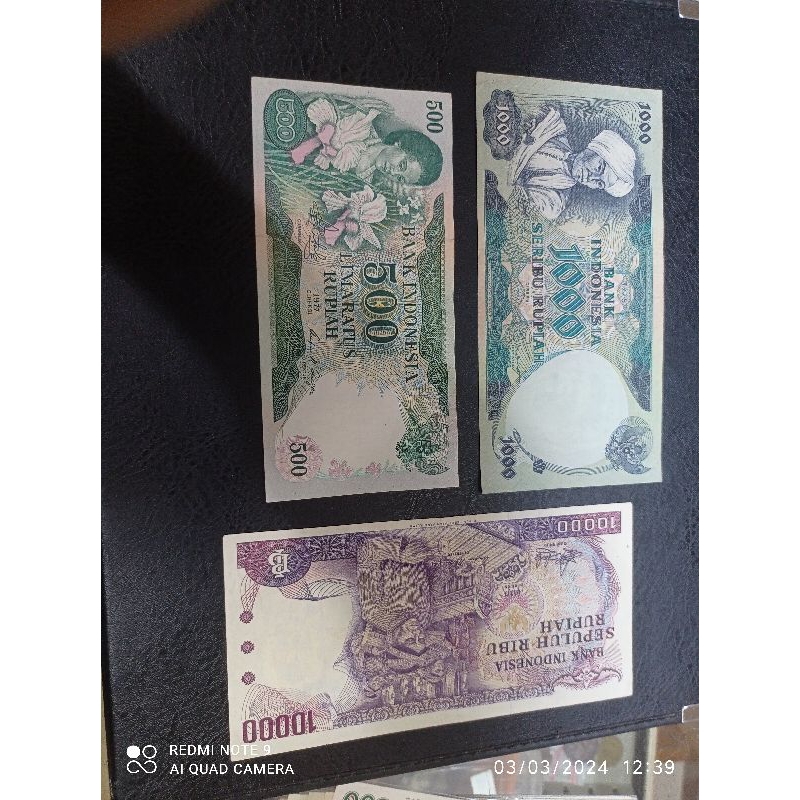 uang kuno mini set tahun 70an
