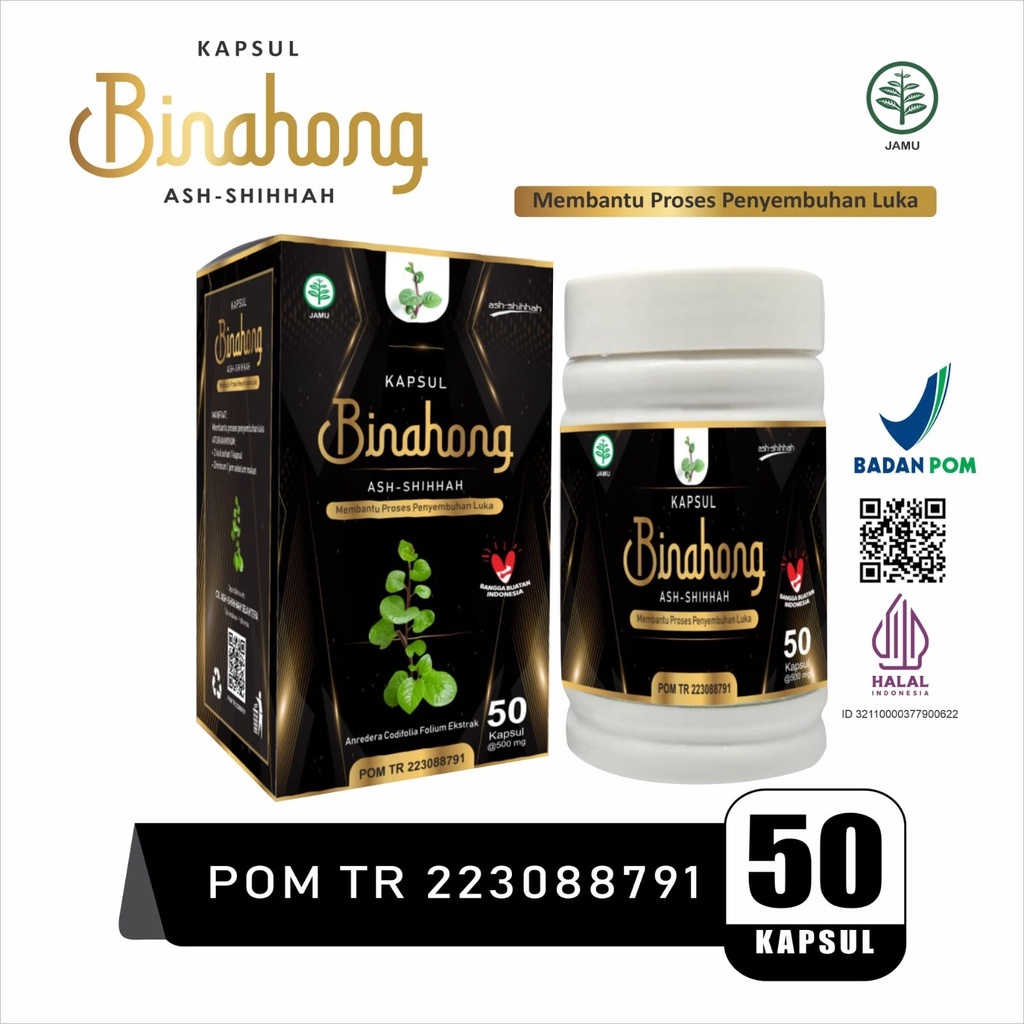 Binahong Kapsul 100% Original Asli Daun Binahong Ekstrak