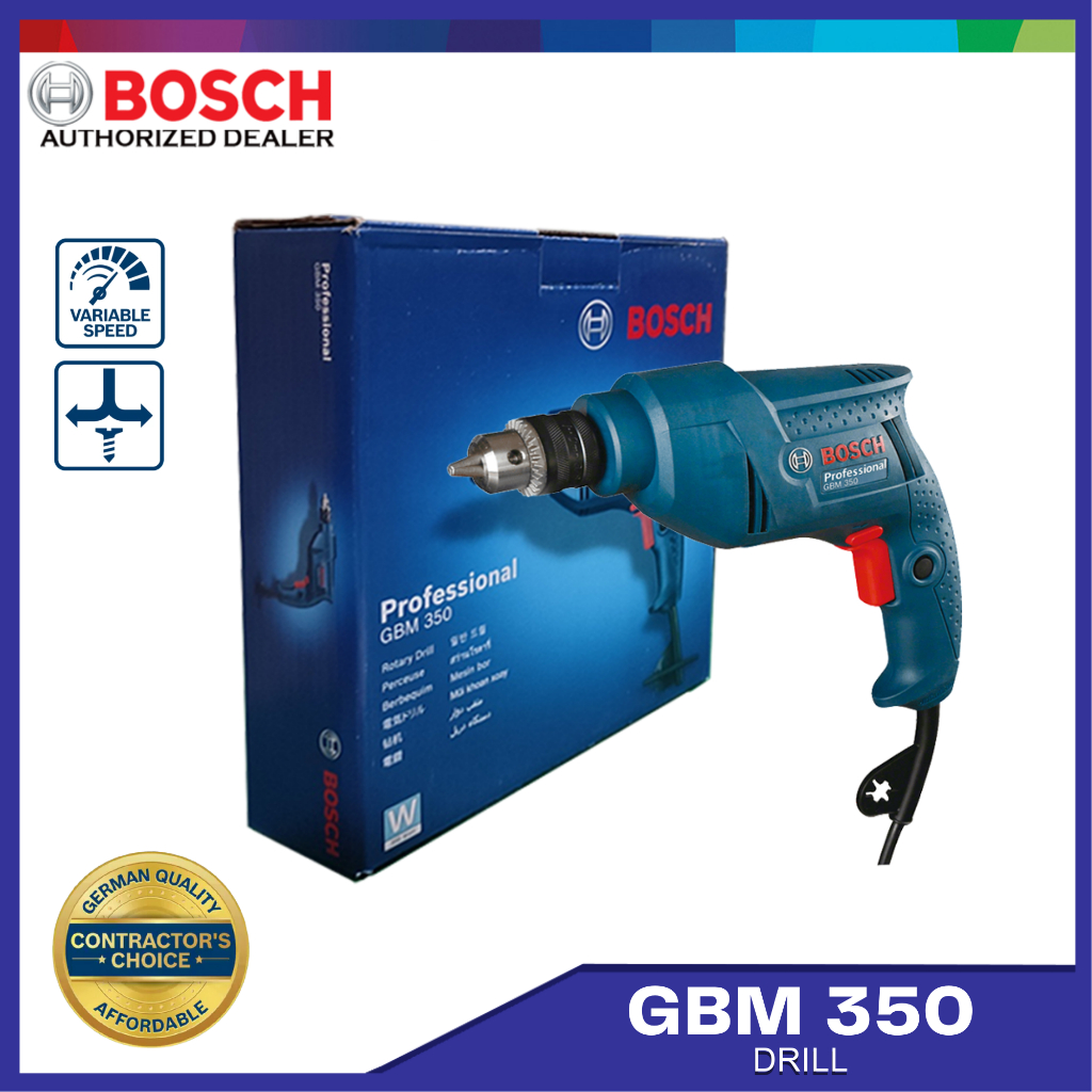 Mesin BOSCH Drill GBM 350