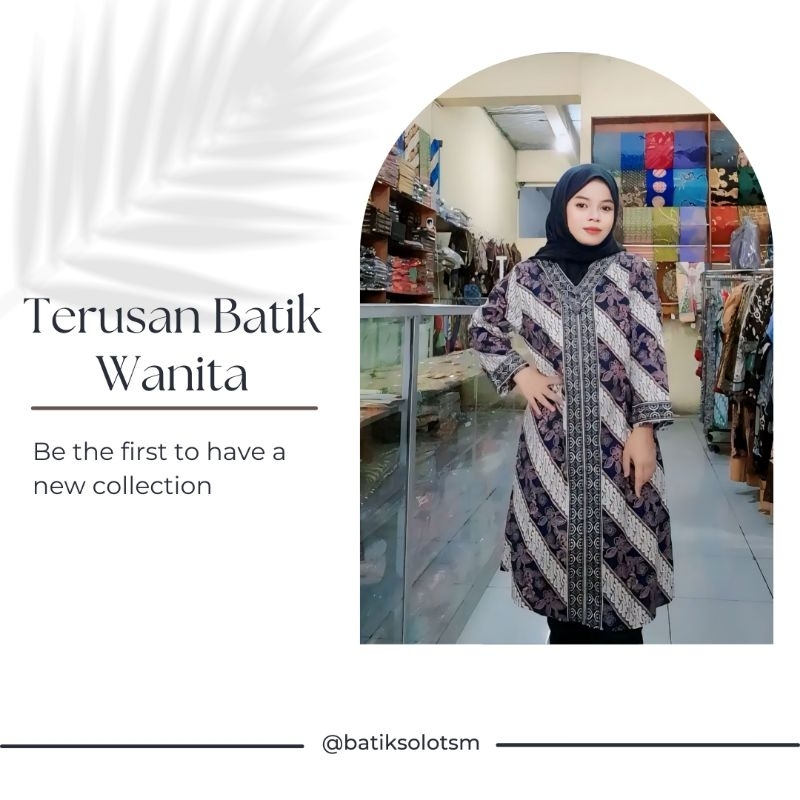 Terusan Batik Wanita Stretch