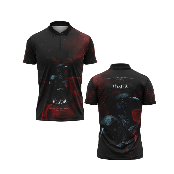 Baju Kaos T-shirt Burung Ababil Fullprint Terbaru Art 1