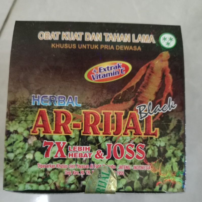 Kapsul/herbal/AR-RIJAL lebih kuat