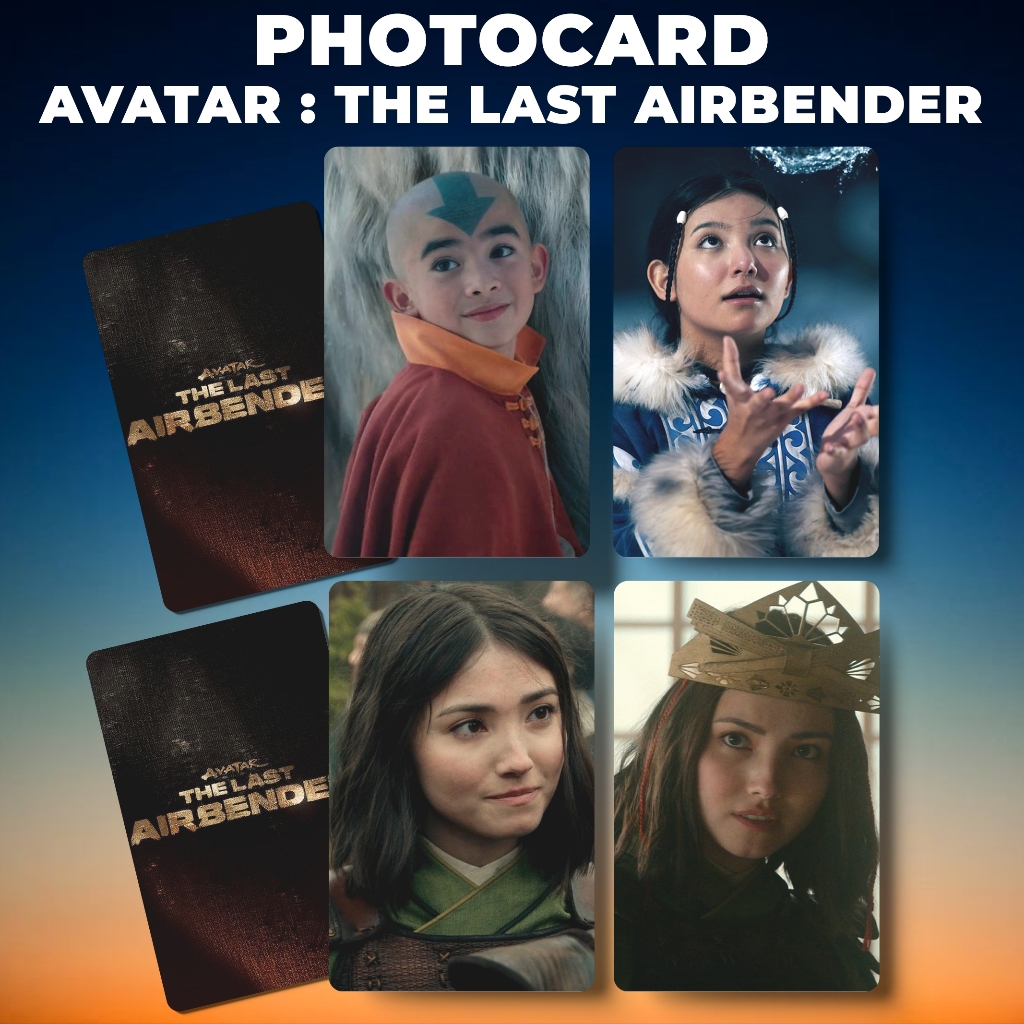 Photocard Avatar The Last Airbender Kartu Koleksi Photo Card Poster Avatar The Last Airbender