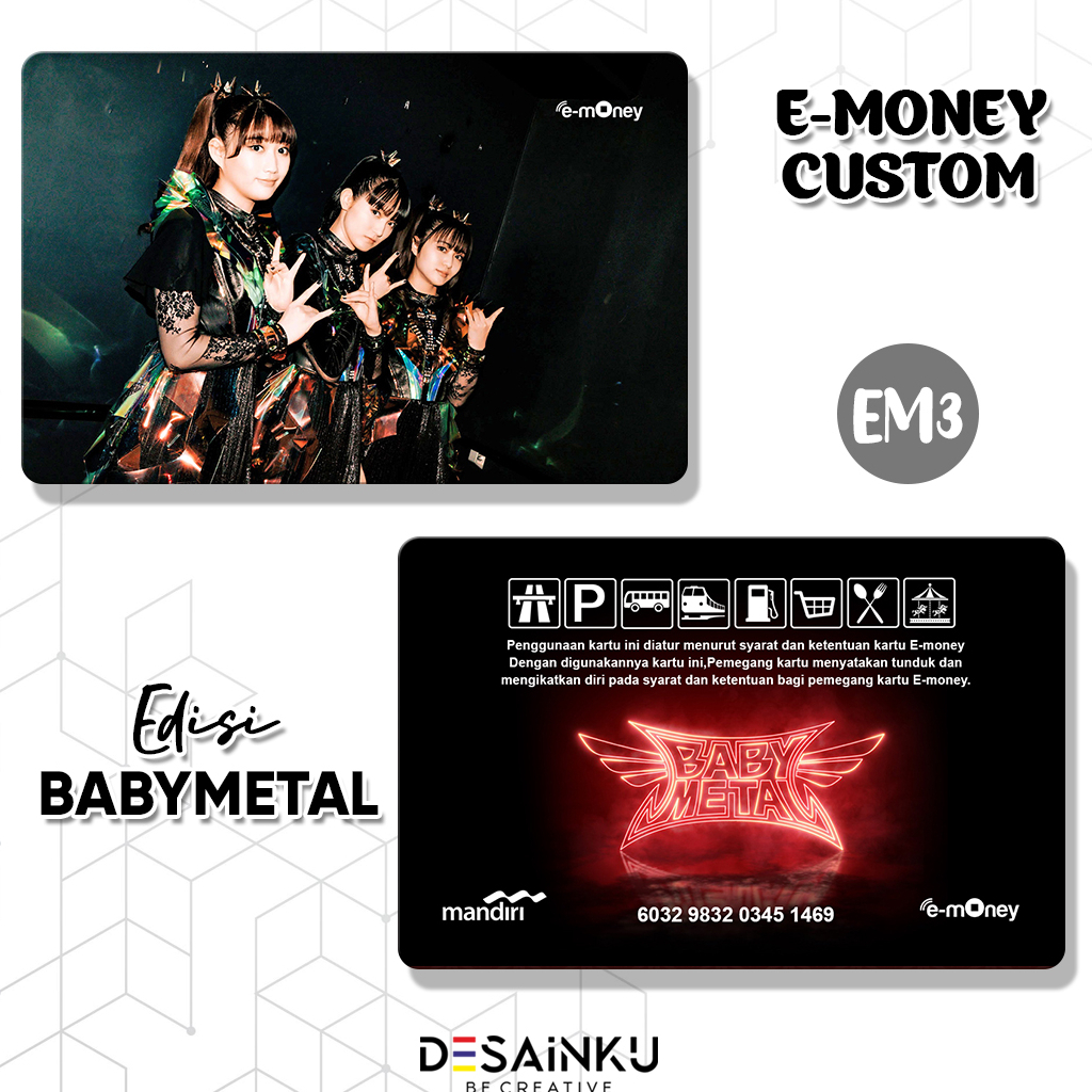 READY STOCK EMONEY BABYMETAL WORLD TOUR ASIA / FLAZZ / TAPCASH / BRIZZI