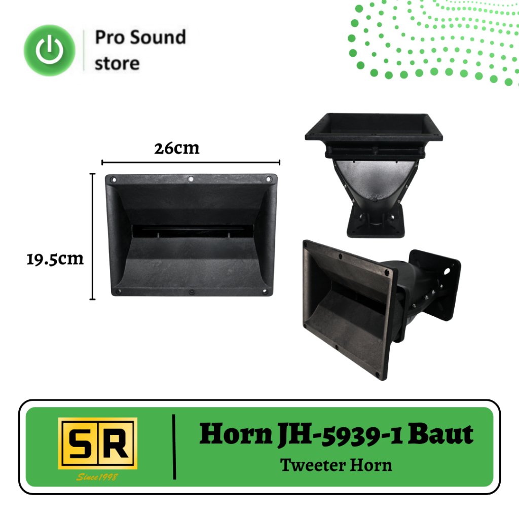 Tweeter Horn JH 5939 19,5 x 26 cm  / Horn 19,5X26 Model Baut