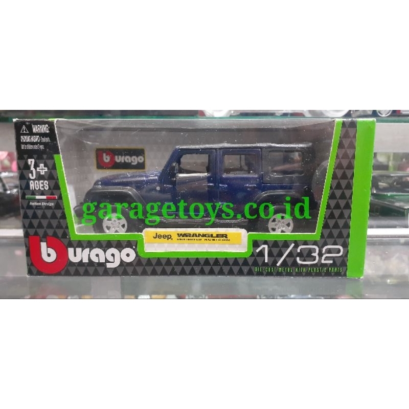 Bburago 1:32 Diecast Jeep Wrangler Rubicon