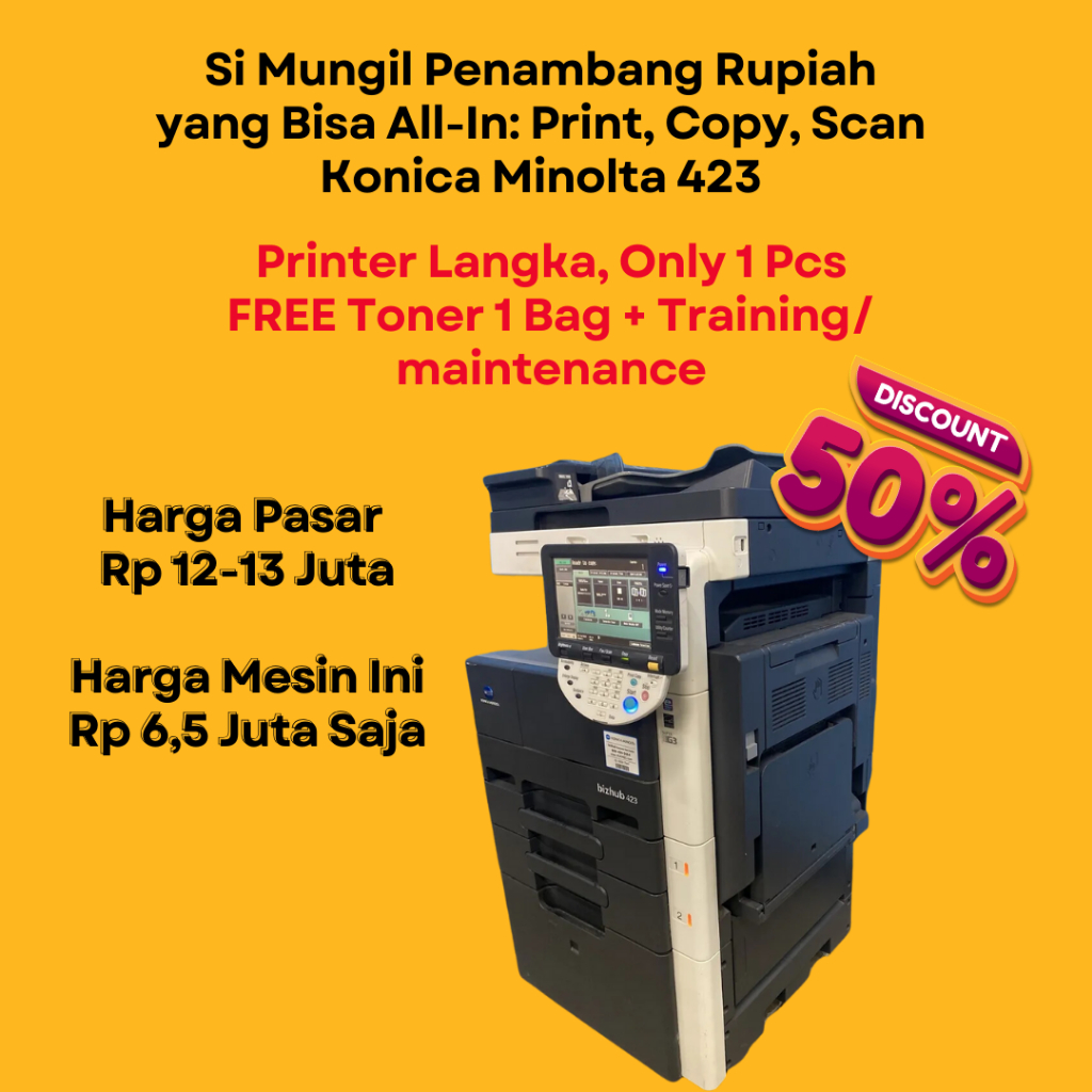MESIN PRINTER FOTOCOPY ALL IN PRINT SCAN COPY SETENGAH HARGA PASAR