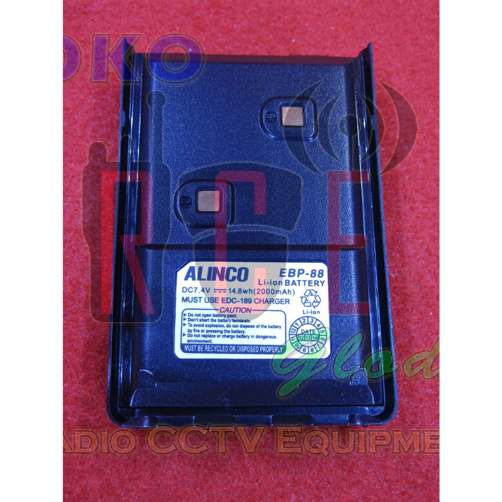 Baterai HT Alinco EBP-88 Baterai HT DJ- W10 DJ-A10 DJ-W100 DJ-W35 DJW-500 DJ-A100Ori Baru EBP88