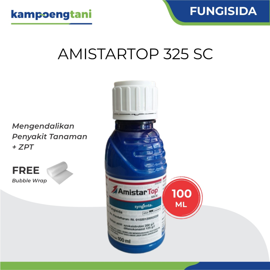 Kampoeng Tani - Fungisida ZPT Amistartop 100ml Original Obat Jamur Tanaman AMISTARTOP 325 SC Syngent