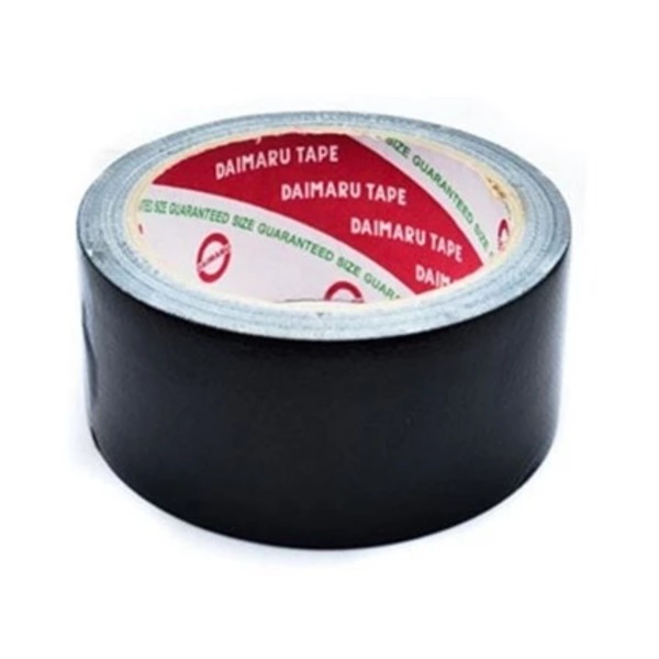 

Lakban Hitam Cloth Tape - Daimaru 2 inch / 48 mm MURAH