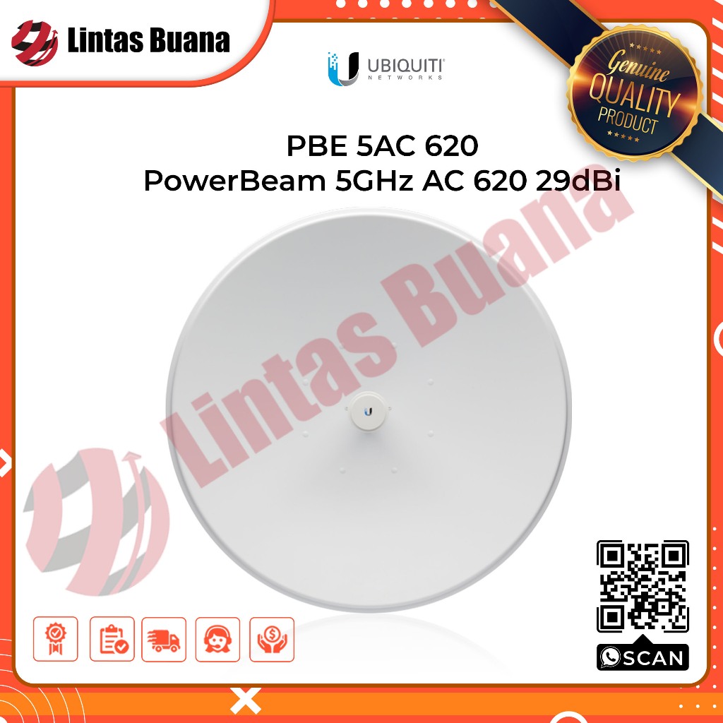 Ubiquiti PBE 5AC 620 PowerBeam 5GHz AC 620 29dBi