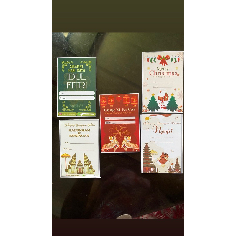 

Hangtag Hampers Galungan Nyepi Idul Fitri