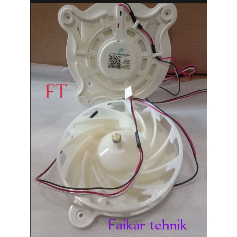 kipas atas kulkas Samsung inverter 2 pintu + coper penutup evap