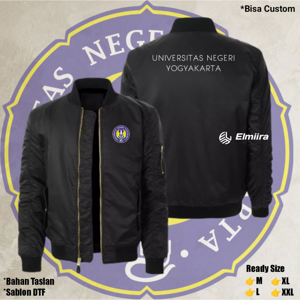 Jaket UNIVERSITAS NEGERI YOGYAKARTA Bomber