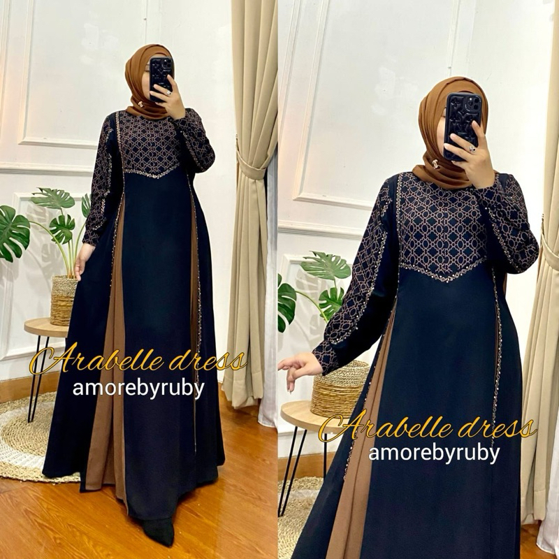Arabelle gamis dress amorebyruby // gamis lebaran wanita muslim