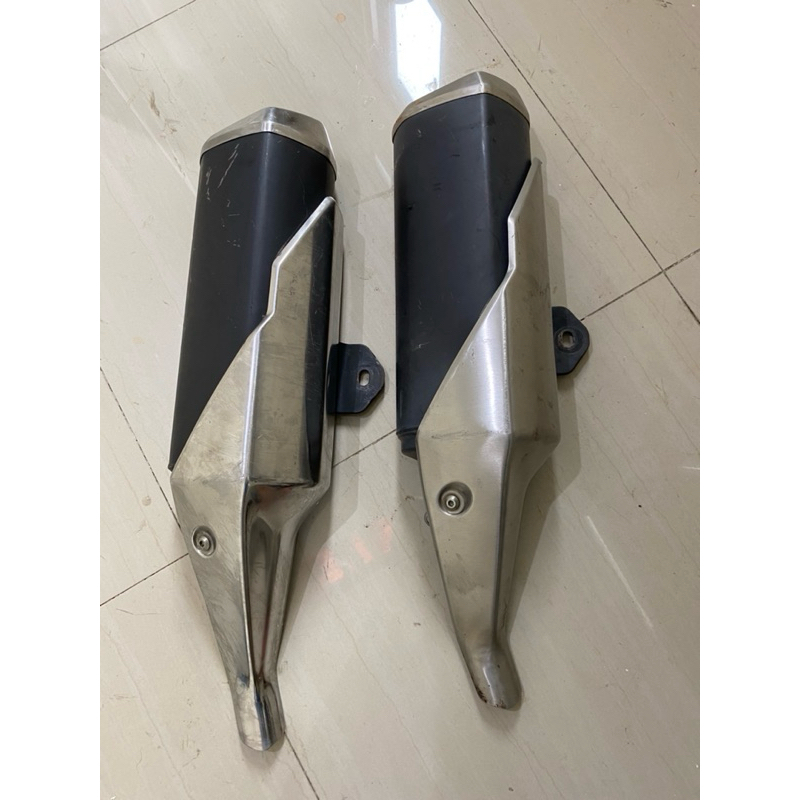 slincer knalpot original ninja250fi, knalpot original ninja 250fi old