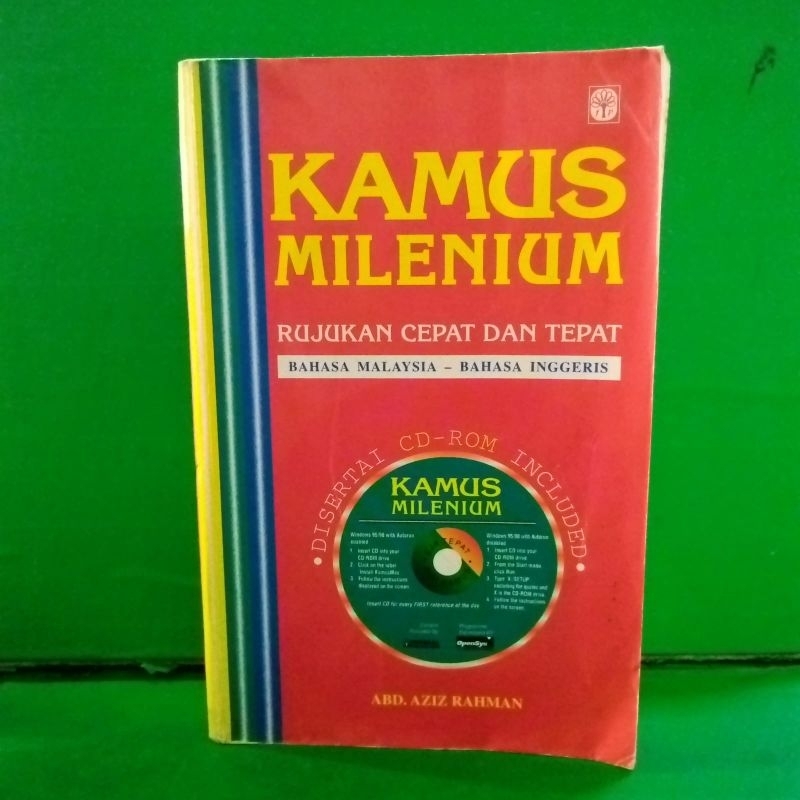 Buku kamus milenium rujukan cepat dan tepat bahasa malaysia bahasa malaysia bahasa inggeris