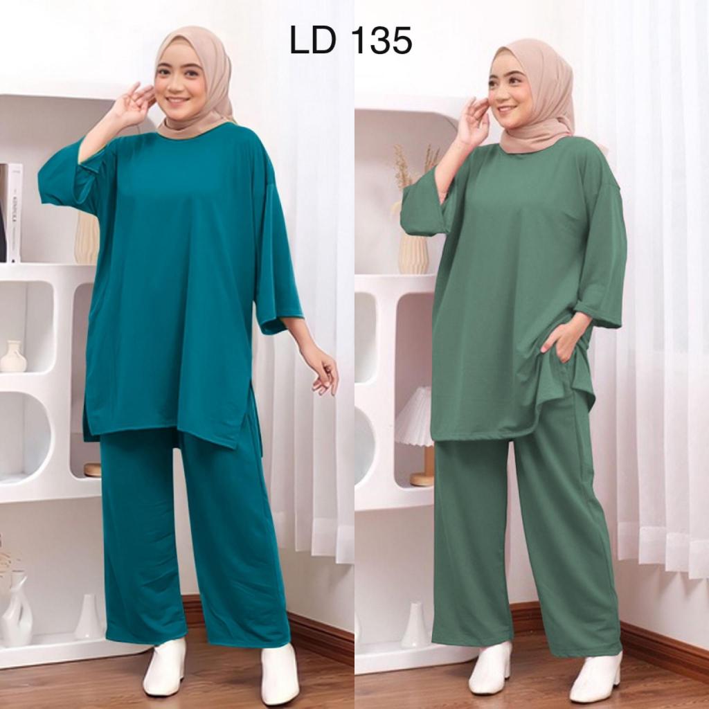 Baju Muslim Rayon Cod Setcel Kondangan Pesta 2In1 Wanset Cewek Set Baju Busui Hijab Swtelan Remaja O