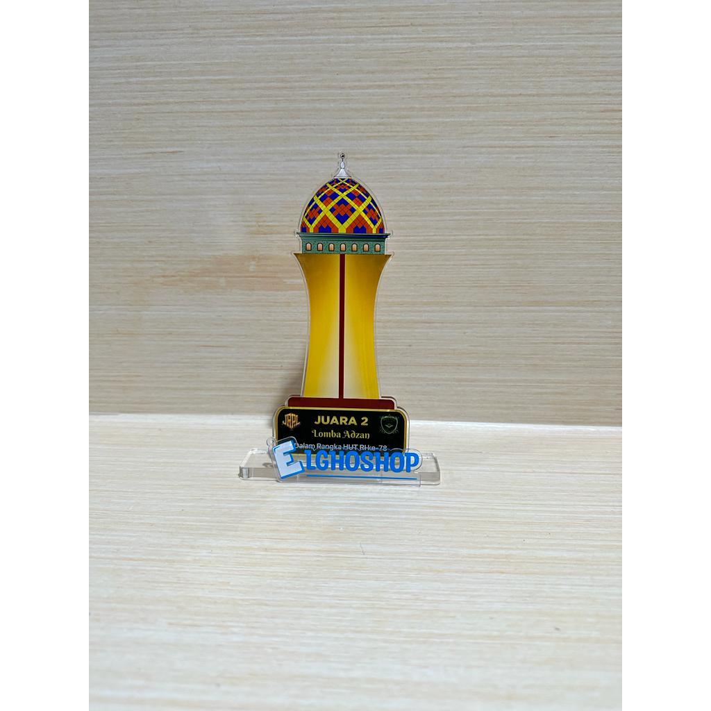 Plakat Akrilik Custom/Tahfidz/Piala Juara/Thropy/Piala Akrilik/Hadiah/Wisuda/Piala Akrilik Custo Des
