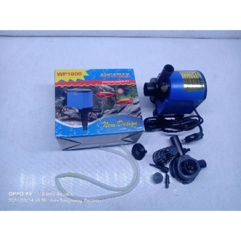 Pompa Aquarium Aquaman wp1800 / Pompa kolam 1800