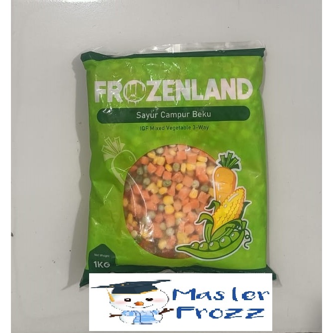 

Frozenland Mix Vegetable 3ways 1kg