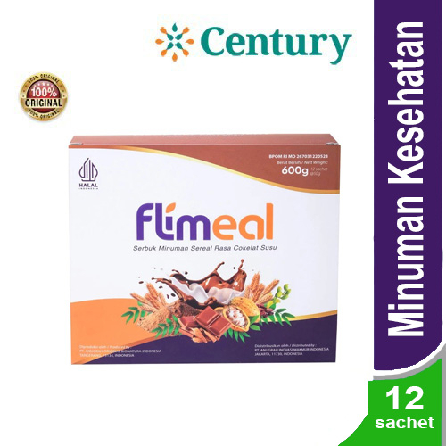 

FLIMEAL SERBUK MINUMAN SEREAL RASA COKELAT SUSU 12 SACHET @ 50GR / MINUMAN KESEHATAN / SEREAL