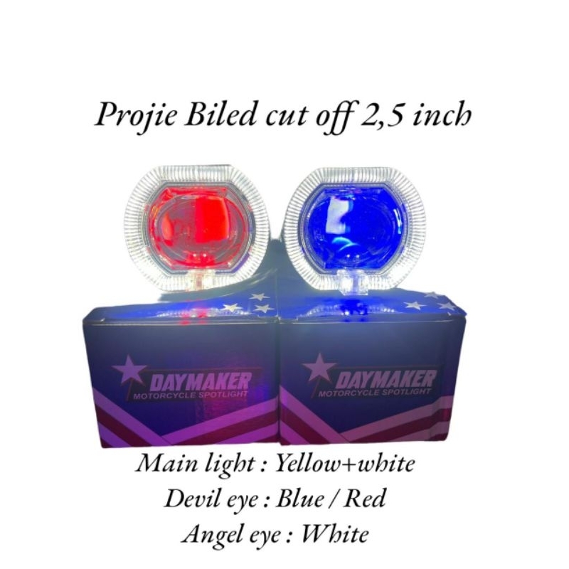lampu LED projie biled cut off 2,5inch universal