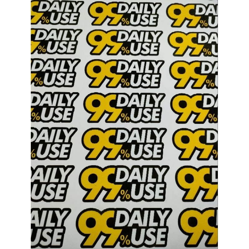 stiker 99% daily use (isi2)