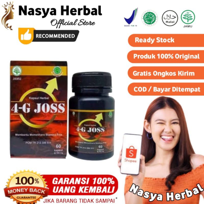 Distributor 4G Joss Herbal Kesehatan Pria Dewasa Mengatasi Lemah Syahwat Kurang Stamina Resmi BPOM