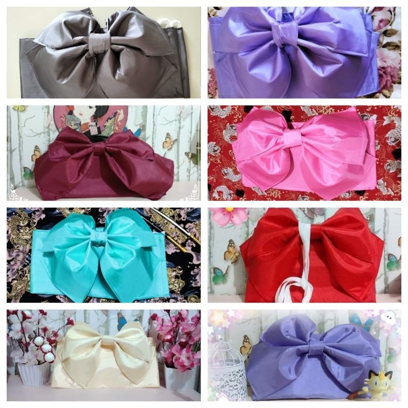 (bonus tas)Obi yukata KIMONO JEPANG wanita dan anak