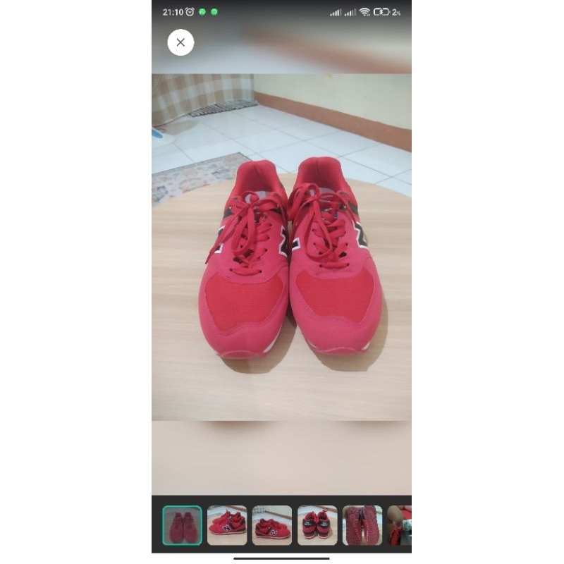 Sepatu NB 574 Red